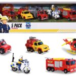 Majorette - Fireman Sam 5pc Giftpack