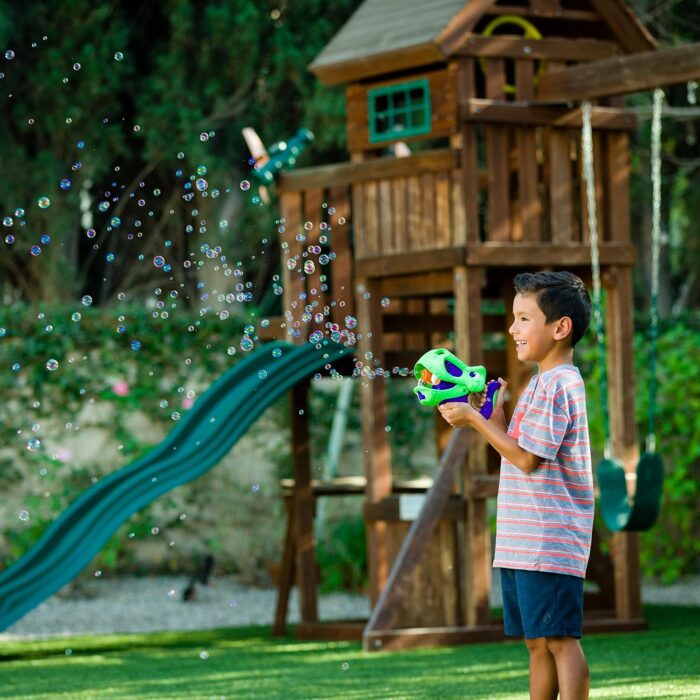 ⁦Gazillion Bubbles Roarin Rex Bubble Blaster Bubble Gun⁩ - الصورة ⁦5⁩