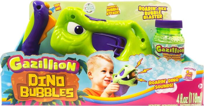 ⁦Gazillion Bubbles Roarin Rex Bubble Blaster Bubble Gun⁩ - الصورة ⁦6⁩