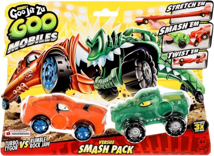 Heroes of Goo Jit Zu Goo Mobiles Versus Pack Turbo Tygor VS Rumble Rock Jaw - Image 2
