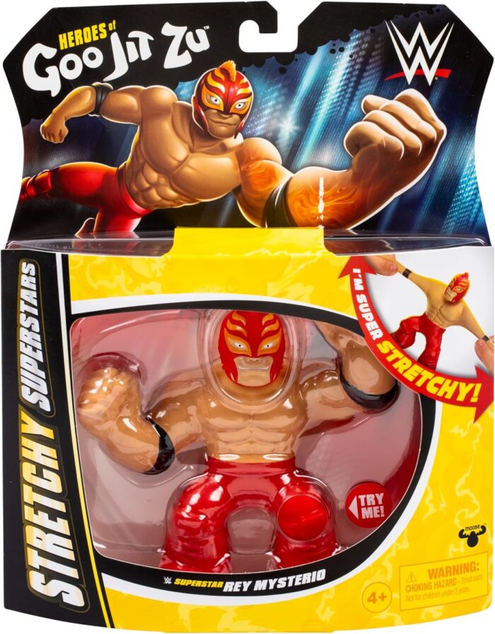WWE Stretchy Superstar Rey Mysterio- Goo Jit Zu - Image 2
