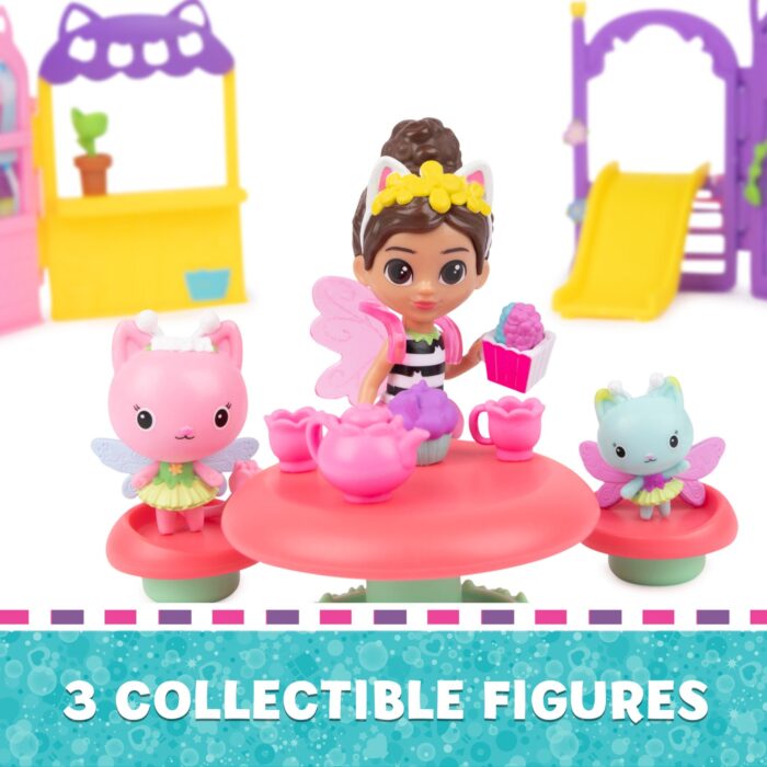 Gabby’s Dollhouse Kitty Fairy Garden Party Playset - Image 3