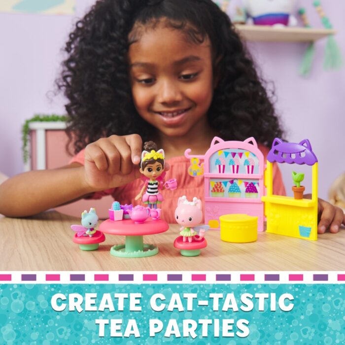 Gabby’s Dollhouse Kitty Fairy Garden Party Playset - Image 4