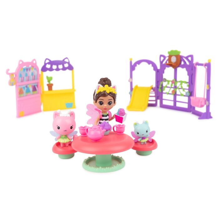 Gabby’s Dollhouse Kitty Fairy Garden Party Playset - Image 5