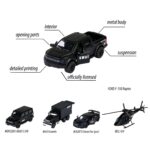 Majorette - SWAT Die-Cast Vehicle Playset - Black - 5pcs - Image 4