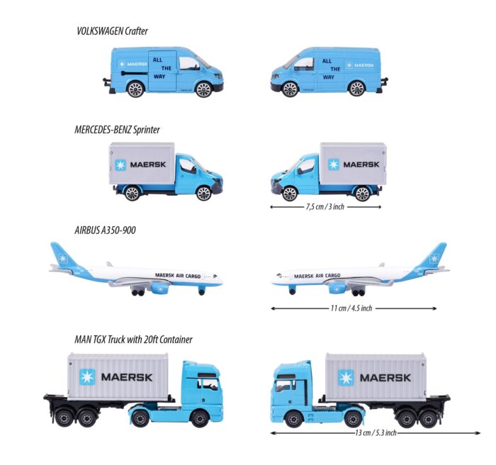 Majorette - Maersk 4 pieces giftpack - Image 3