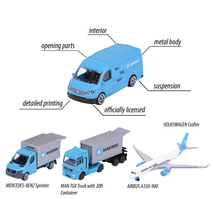 Majorette - Maersk 4 pieces giftpack - Image 5