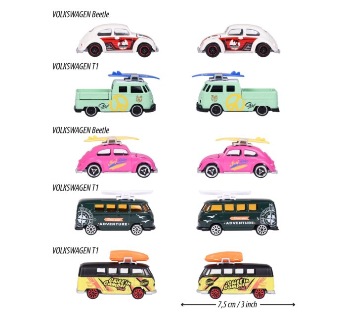 Majorette - VW the originals 5 pieces pack - Image 2