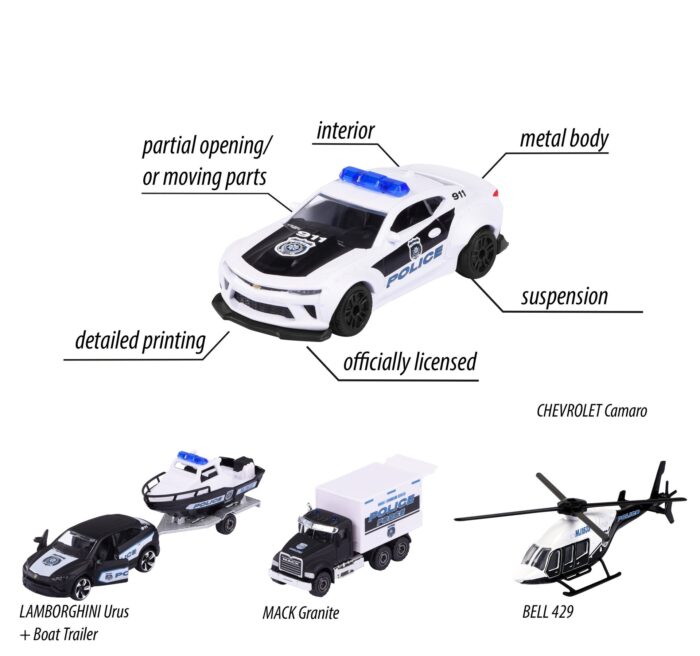 Majorette - Police Force 4 Pieces Giftpack - Image 4