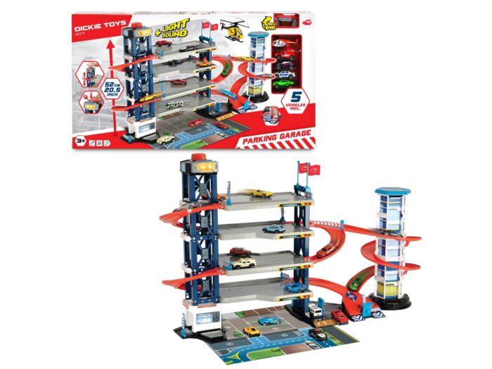 Dickie - City Parking Garage with 4 vehicles - Image 3