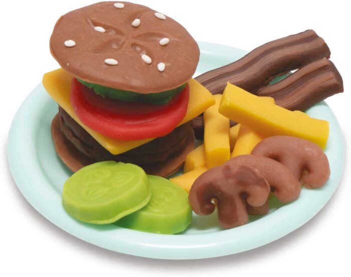 Simba - Art & Fun Dough Set Burger - 13pcs - Image 6