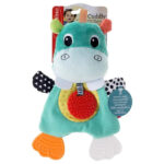 Infantino - Cuddly Silicon BPA free Baby Teether - Hippo - Image 3
