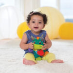 Infantino - Cuddly Silicon BPA free Baby Teether - Hippo - Image 4