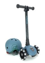 Scoot&Ride Highwaykick 3 LED Steel - Image 10