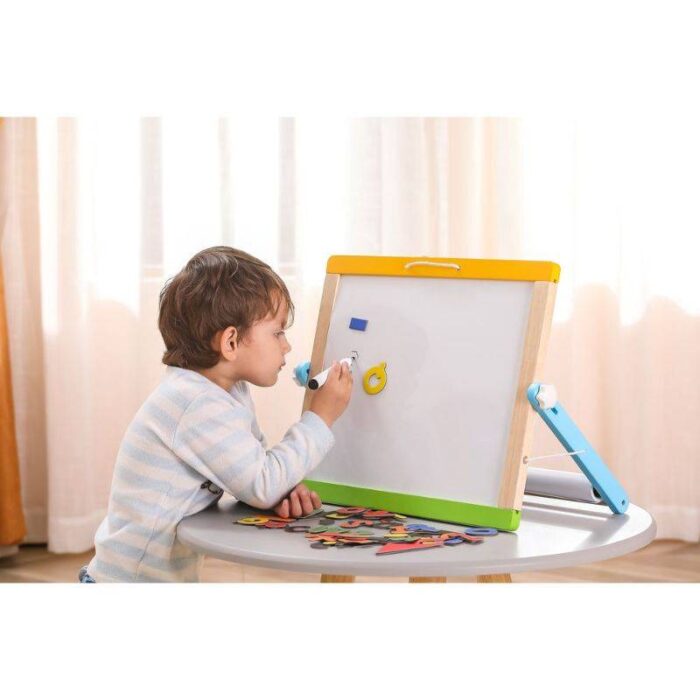 Magnetic Dry Erase And Chalk Board With Accessories - Viga - Image 6