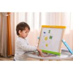 Magnetic Dry Erase And Chalk Board With Accessories - Viga - Image 8