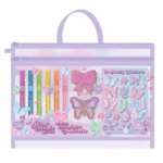 Glitter Magic Artist Set with 3D Puffy Stickers-Hot Focus
