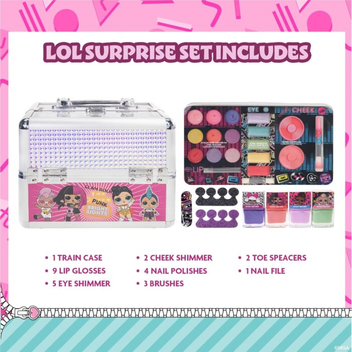 LOL Surprise! Townley Girl Train Case Cosmetic Makeup - Image 2