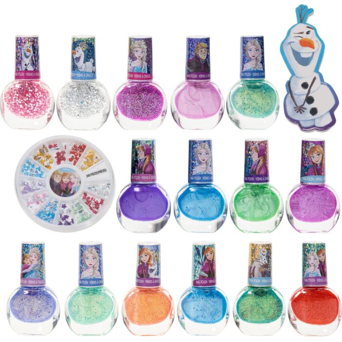 Townley - Disney Frozen Non Toxic Peel Off Nail Polish Set with Nail Accessories - Image 2