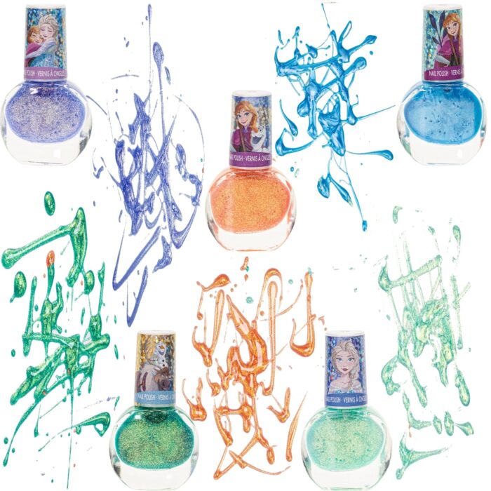 Townley - Disney Frozen Non Toxic Peel Off Nail Polish Set with Nail Accessories - Image 3