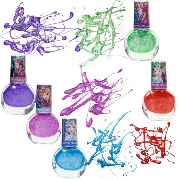 Townley - Disney Frozen Non Toxic Peel Off Nail Polish Set with Nail Accessories - Image 4