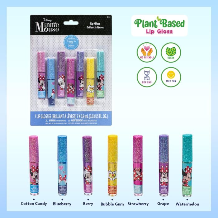Townley Girl - Minnie Mouse - Lip Gloss Pack of 7 - Image 2