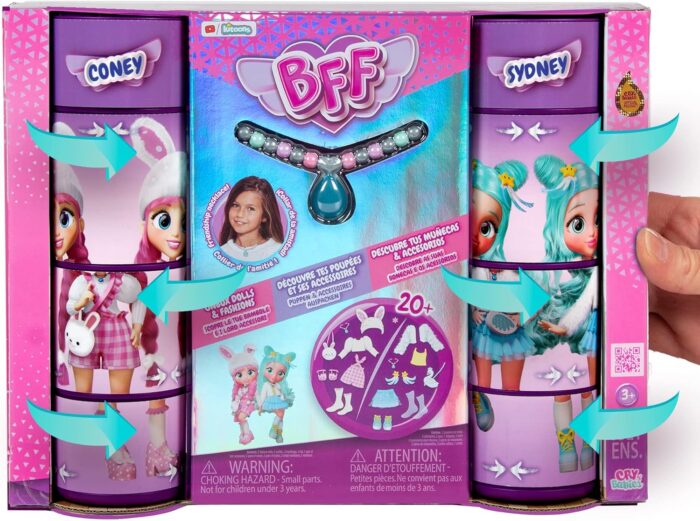 Cry Babies BFF Coney & Sydney-Twin Pack - Image 2