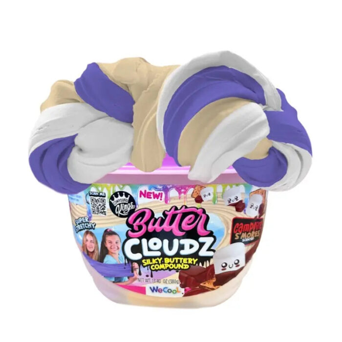 We Cool Slime Butter Clouds Marshmallow Candy 380g - Purple - Image 2