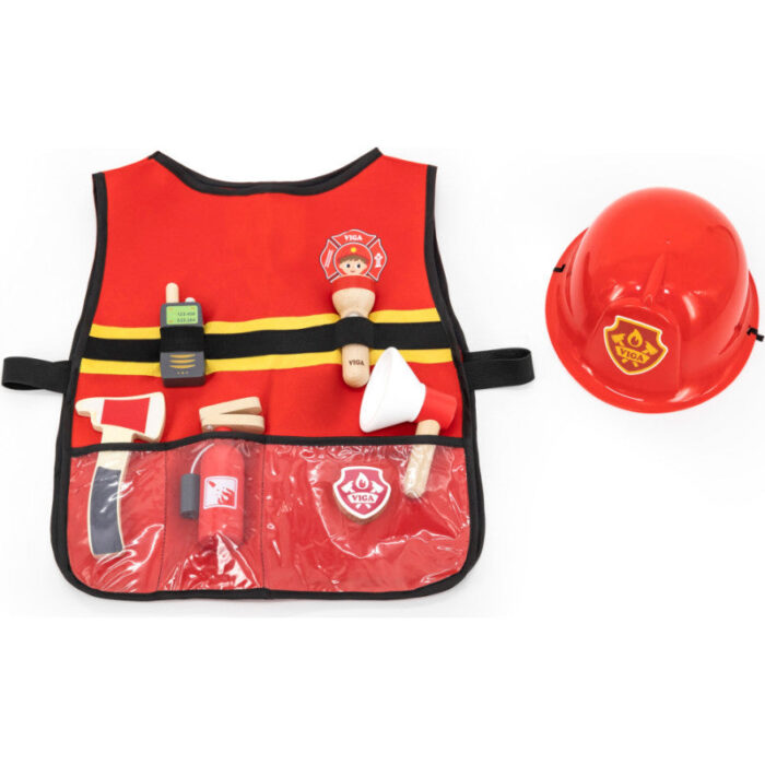 ⁦Firefighter Role Play Set (8 pcs)-Viga⁩ - الصورة ⁦2⁩