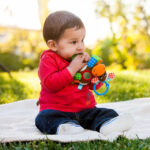 Infantino - Jittery Fabric Cow - Image 5