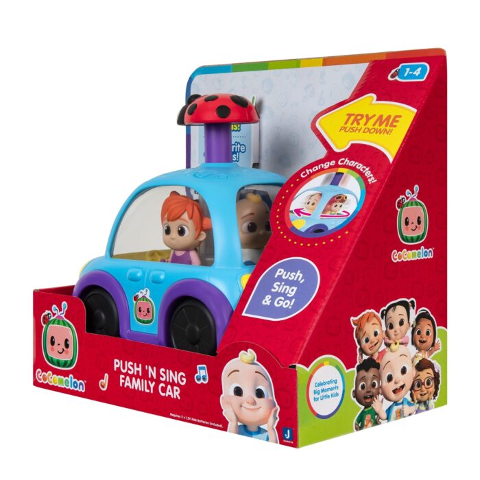 CoComelon Push ‘N Sing Family Car - Image 2