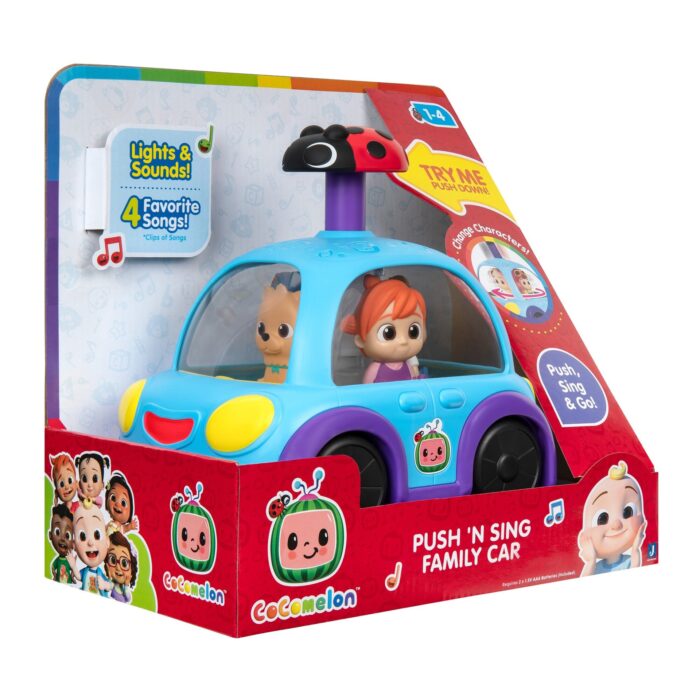 CoComelon Push ‘N Sing Family Car - Image 3