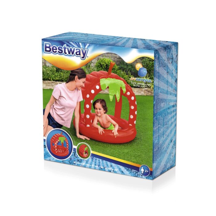 Bestway-Baby Pool Very Berry 91X91X91 - Image 5