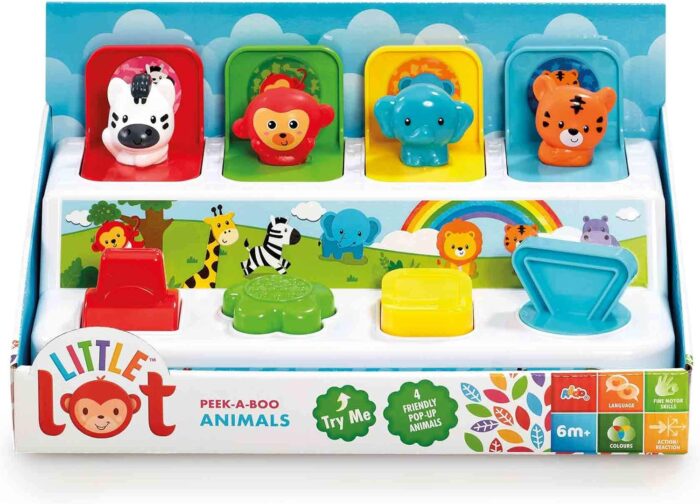 Addo-Little Lot Peek-a-Boo Animals Activity Toy - Image 2