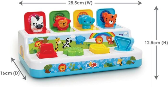 Addo-Little Lot Peek-a-Boo Animals Activity Toy - Image 3