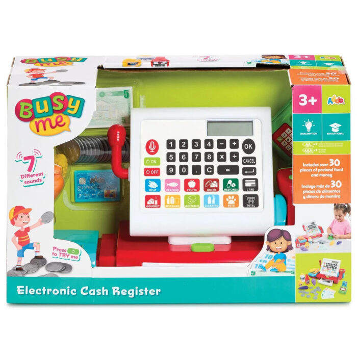 ⁦Addo-Busy Me Electronic Cash Register Playset⁩ - الصورة ⁦3⁩