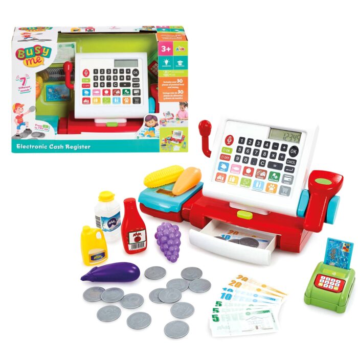 ⁦Addo-Busy Me Electronic Cash Register Playset⁩ - الصورة ⁦4⁩