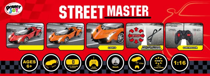 Power Joy Streetmaster – Remote Control Car - Image 5