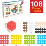 108 Piece Magnetic Cubes Building Set – PicassoTiles - Image 2
