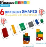 1250 Piece Building Block Set – PicassoTiles - Image 2