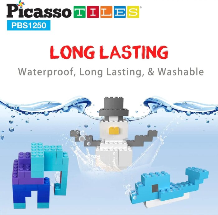 1250 Piece Building Block Set – PicassoTiles - Image 3