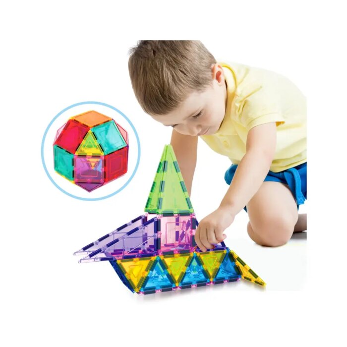 3D Magnetic Building Tiles 36 pcs – PicassoTiles - Image 3