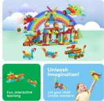 ⁦Hedgehog Building Block Set 240 pcs – PicassoTiles⁩ - الصورة ⁦6⁩