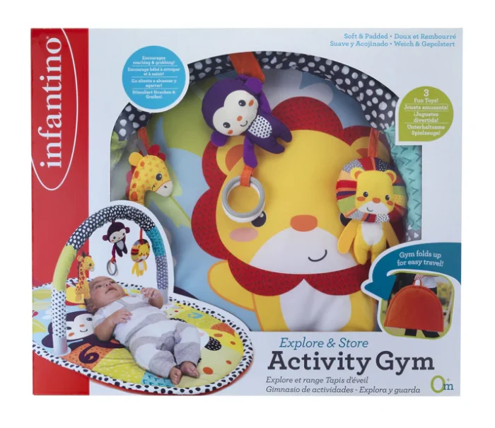 ⁦Infantino Explore & Store Activity Gym (Neutral)⁩ - الصورة ⁦3⁩