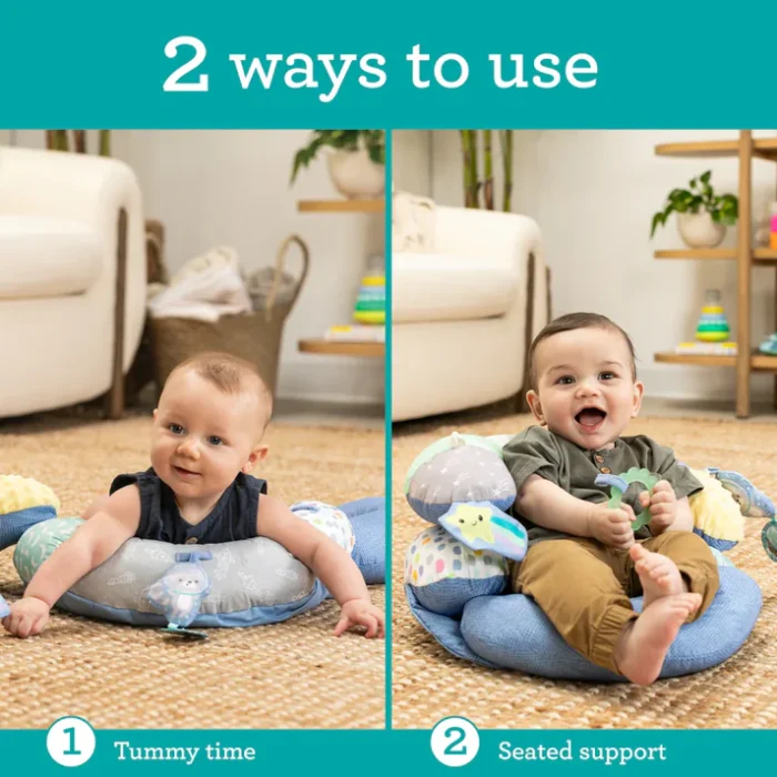 ⁦Infantino 2-in-1 Tummy Time & Seated Support⁩ - الصورة ⁦6⁩