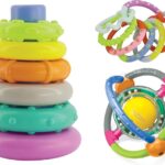Infantino Box of Cheer - Stacking Rings & Rattle Activity Set