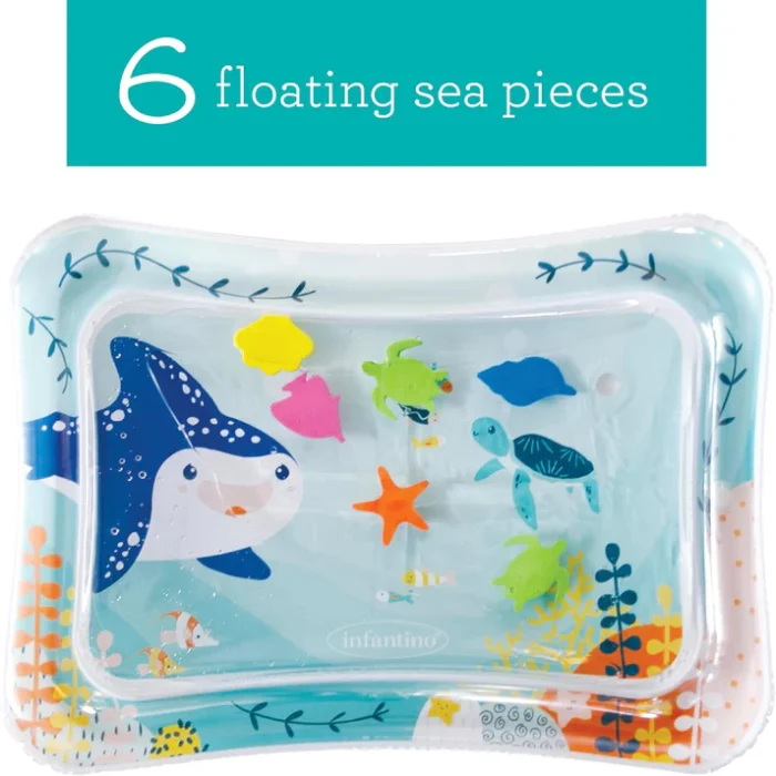 ⁦Infantino Jumbo Pat & Play Water Mat - Ocean⁩ - الصورة ⁦3⁩
