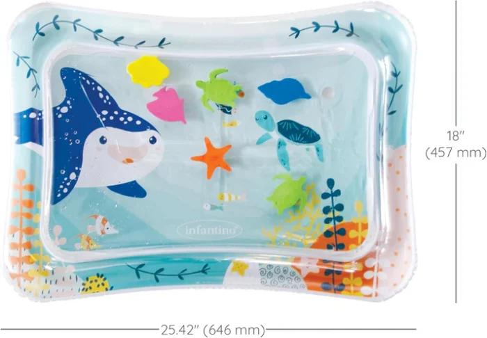 ⁦Infantino Jumbo Pat & Play Water Mat - Ocean⁩ - الصورة ⁦6⁩