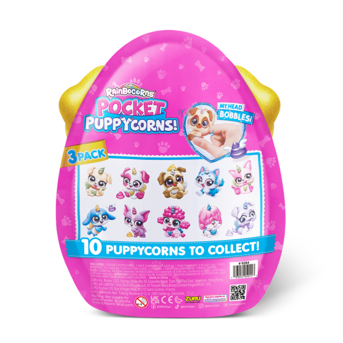 Rainbocorns Pocket Puppycorn Surprise Bobble Head (Large) (S1) - Image 2