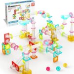 100 Piece Magnetic Marble Run Set with Launcher – PicassoTiles